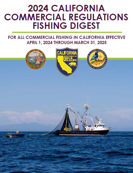 Commercial Fishing Regulations Digest cover - link opens in new window