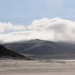 View of the sandy beach near Skunk Point SMR