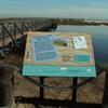 An interpretive panel at Bolsa Chica’s south parking lot facing the pedestrian bridge spanning Inner Bolsa Bay. Photo by: Kelly O’Reilly.