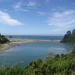 The western boundary of Navarro River Estuary SMCA