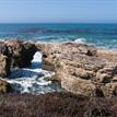 Rock arch and sea stacks at Point Buchon SMR