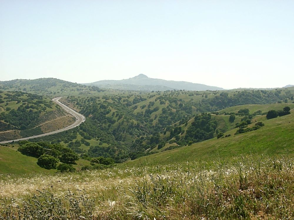 view of oak hills in merced county
