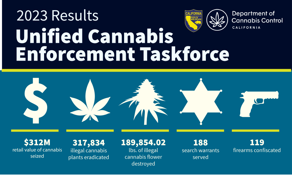 2023 Cannabis Enforcement Number Graphic