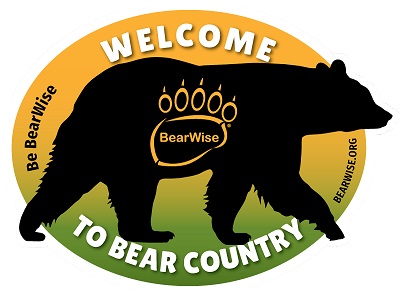 Welcome to Bear Country BearWise Sticker