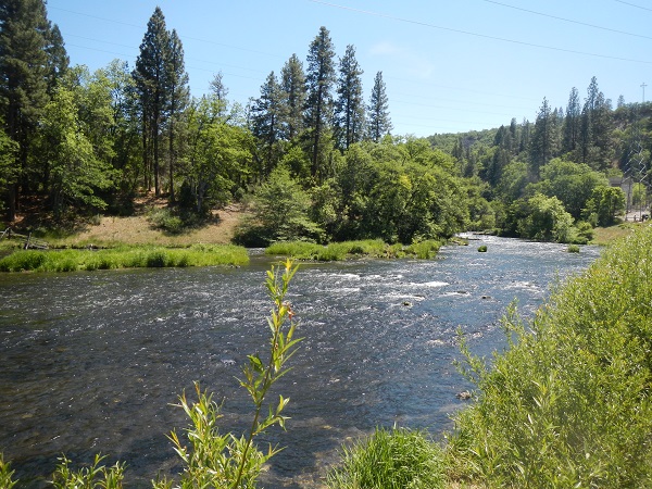 A panoramic view of Hat Creek in Shasta County within the Lassen National Forest.