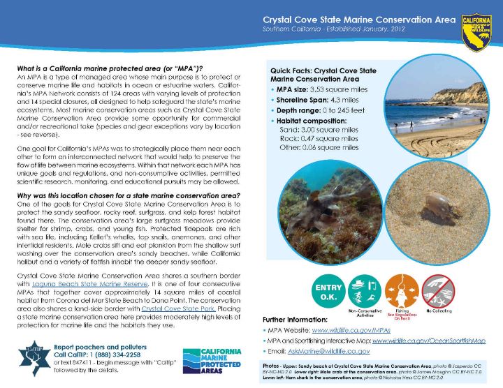 Crystal Cove State Marine Conservation Area