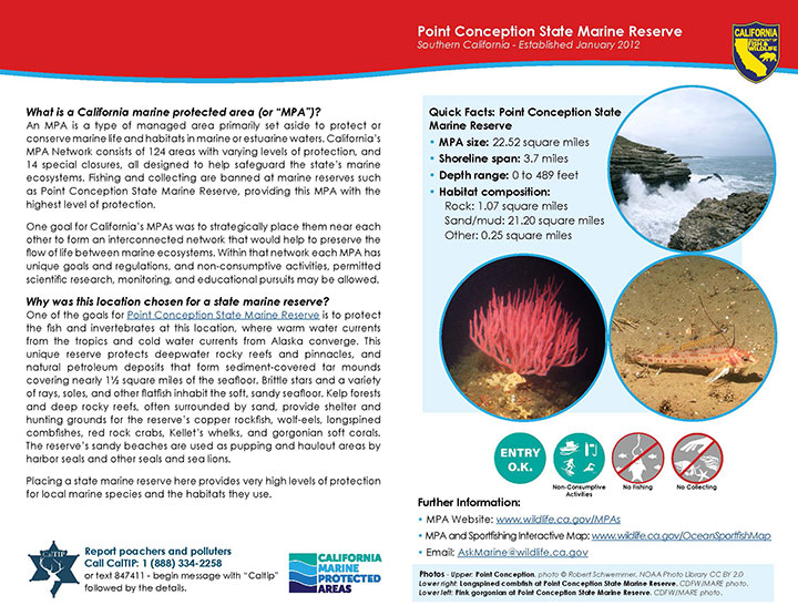 Point Conception State Marine Reserve