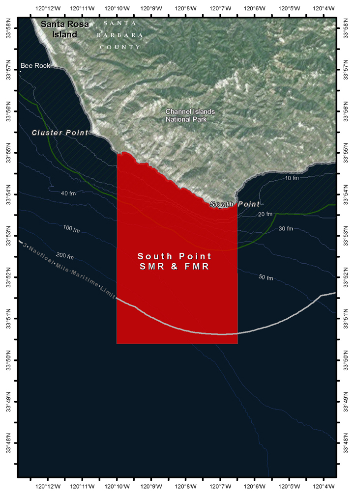 Map of South Point SMR and FMR - click to enlarge in new tab