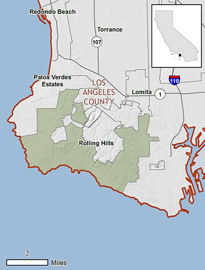 Rancho Palos Verdes NCCP/HCP plan area map