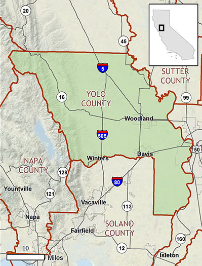 Yolo HCP/NCCP plan area map