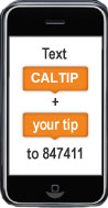 Text CALTIP plus your tip to 847411