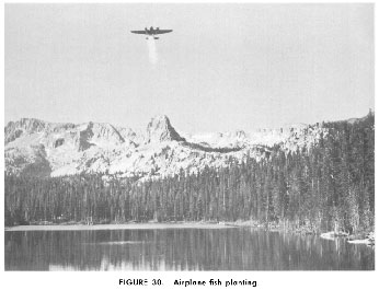 Historic photo of aerial stocking