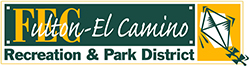 Fulton El Camino Recreation and Park District Logo with kite - link opens in new window
