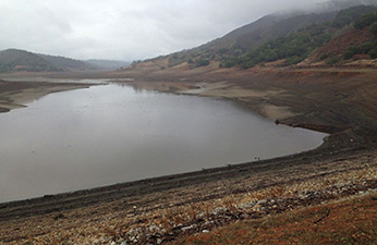 (Figure 3. Uvas Reservoir on February 04, 2014. Photo: CDFW.)