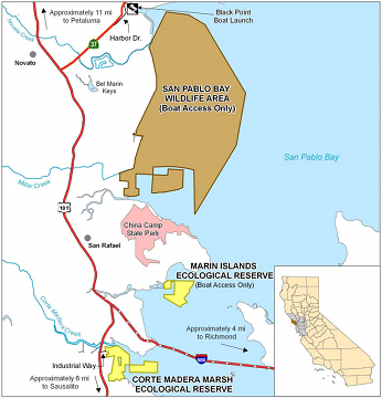 Map of Marin Island ER