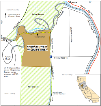 map of Fremont Weir WA - click to enlarge in new window
