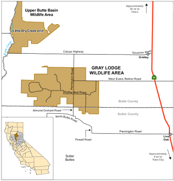 map of Gray Lodge WA and surrounding area - click to enlarge