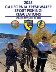 freshwaher sport fishing regulations booklet cover - open PDF in new tab