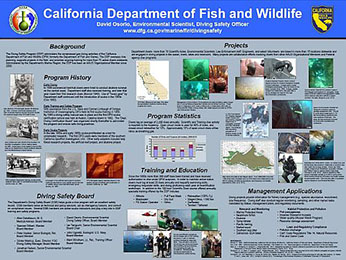 CDFW Diving Safety Program Poster