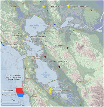 San Francisco Bay MPAs - click to enlarge in new window