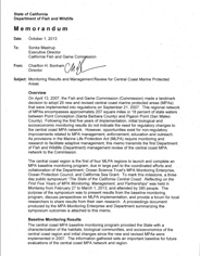 Document view of CDFW's Central Coast MPA Management Review